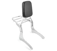 Motocicleta Respaldo Almohadilla De Respaldo Para Motocicleta Para Para Vulcan VN900 Para Custom Classic (1996-2023) Kit Portaequipajes Barra Sissy Para Pasajero