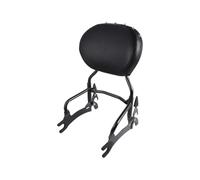 Motocicleta Respaldo Pasajero Respaldo de motocicleta negro/plateado 12" con almohadilla para Chief Dark Horse 2016-2018 y 2017 para Vintage Cl&assic 2014-2018 2015