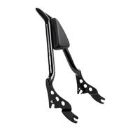 Motocicleta Respaldo smontable Respaldos traseros para motocicleta de 22 pulgadas con almohadilla desmontable para turismo, para carretera y calle, para Electra Glide FLHR FLHX