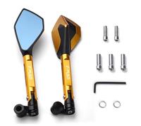 Motocicleta Retrovisores Espejo Retrovisor para Motocicleta para Yamaha T-MAX TMAX T MAX 560 T-Max560 TMAX560. Los Espejos Laterales Ofrecen. Laterales Espejos(Oro)