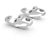 Motocicleta Riser Para BMW Para F850GS Para Adventure Para ADV 2018-2021 Adaptador De Extensión Refuerzo Elevación Abrazadera Ajustador Soporte Elevador Manillar(Silver 1)