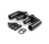 Motocicleta Riser para BMW para R1200RT LC para R1250RT R 1250 1200 para RT para 1200RT Abrazadera Elevadora Manillar Movimiento Trasero Aumentado Barra Mango Ajustable Elevador Manillar Moto(Negro)
