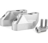 Motocicleta Riser Para BMW Para R1250RS 2019-2021 Para R1200RS 2015 2020 R1200 1250RS Accesorios Abrazadera Trasera Soporte Montaje Elevador De Manillar Motocicleta(Plata)