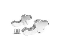 Motocicleta Riser para BMW para S1000R para M1000R S 1000 RM 1000 R 2014-2023 28mm Elevador de Manillar de Aluminio Montaje de Abrazadera de elevación Elevador Manillar Moto(Plata)
