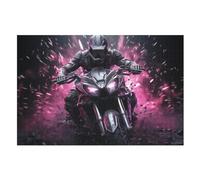 Motocicleta rompecabezas adultos 1000 piezas rompecabezas adulto juego educativo Challenge juguete de madera para niños (75×50cm)