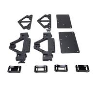 Motocicleta Saddlebag Rápida Liberación de Montura Aleación de Aluminio Prueba Meteorológica Reemplazo de Estabilidad Mejorada para Shadow Saber VLX VT750