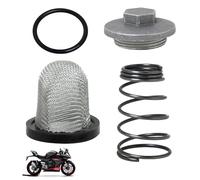 Motocicleta Scooter Aceite Tapón De Drenaje Conjunto Gy6, Tapón de llenado de aceite, Uego de Scooter con Tapón de Drenaje de Acei, para 50-150Cc