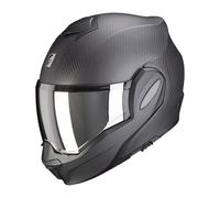 Motocicleta Scorpion EXO-TECH EVO Carbono Casco Plegable ( Negro Mate / Carbono)