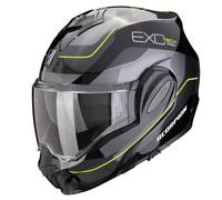 Motocicleta Scorpion Exo-Tech Pro Commuta Plegable ( Negro/Plata/Amarillo ) } T