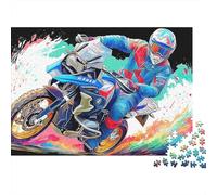 Motocicleta Set De Rompecabezas De Papel Cartón Premium De 1000 Piezas, Deportes Cool, Imposible, Difícil, Desafiante, Mejor Idea De Regalo 52x38cm/1000pcs