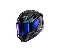 Motocicleta Shark Skwal-D 3 Blast-R Integral (Negro / Verde / Lila) Talla: M