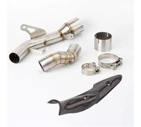 Motocicleta Silenciador Escape Para Kawasaki Para Z900 Z 900 Z-900 2017-2021 Tubo Escape Modificado Con Cubierta De Fibra Carbono(ABC)
