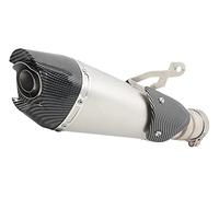 Motocicleta Silenciador Slip On para S1000RR para S1000 RR 2019-2022 Silenciador Motocicleta DB Killer Tubo De Enlace Medio Tubo Enlace Catalítico Moto Scooter Silenciador(For YO Laser)