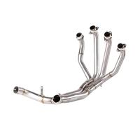 Motocicleta Sistema Escape Completo Para Z1000 Slip Modificado Doble Salida Silenciador Conexión Tubo Cabecera Enlace Frontal Línea Carreras Escape Motocicleta