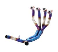 Motocicleta Sistema Escape Completo Para Z1000 Slip Modificado Doble Salida Silenciador Conexión Tubo Cabecera Enlace Frontal Línea Carreras Escape Motocicleta