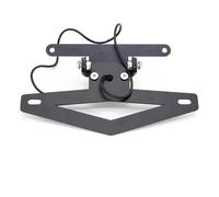 Motocicleta Soporte De Matrícula para Luz Trasera Trasera Metal Negro para Benelli para Leoncino 500