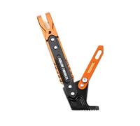 Motocicleta Soporte Lateral Soporte de pie Metal CNC ajustable for motocicleta soporte lateral(Orange)
