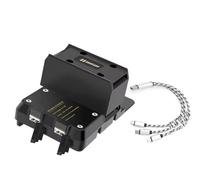 Motocicleta Soporte Navegación Soporte De Navegación GPS para Teléfono Móvil con Carga USB para R1200RT R1250RT R1250 1200 RT 2014-2020 2016 2017 2018 2019 Soporte GPS(Wireless and USB)