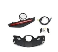 Motocicleta Soporte para Gold Wing para GL 1800 para GL1800 B DA Tour 2021-2022 - Portaequipajes Trasero Motocicleta con Luz LED Portaequipajes(Black and Red Set)