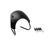 Motocicleta spoiler 2018-2022 motocicleta parabrisas adecuado para Vespa GTS300 (color : negro)
