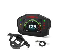 Motocicleta Tacómetro Instrumentos para motocicleta Tacómetro universal digital 299 km RPM Pantalla eléctrica para 2,4 cilindros
