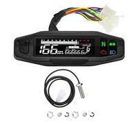 Motocicleta Tacómetro Tacómetro digital para motocicleta, medidor de velocidad, LED, tablero instrumentos, panel, pantalla universal