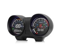 Motocicleta Tacómetro Tacómetro digital para tablero de motocicleta, medidor combustible y luz señal giro para TITAN 150 Para CG150 para Fan150
