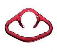 Motocicleta Tanque de combustible Barra de agarre para Kawasaki Pasajero Mango Cnc Aleación de aluminio Asiento trasero Seguridad Handhold Negro Color (rojo)