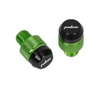 Motocicleta Tapa con Orificio para Espejo Para Bajaj Pulsar 200 NS/200 RS/200 AS Accesorios Para Todo El Año Tapones CNC Para Espejos De Motocicleta Tornillos Pernos Tapas(Aa-3)