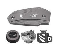 Motocicleta Tapa Depósito Líquido Frenos para ER6N para VE&RSYS 650 para VU&lcan S 650 Z900 Z650 Z800 Cilindro De Fluido De Motocicleta para Depósito Maestro Protector De Tapa De Llenado De Aceite