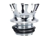 Motocicleta Tapa Gasolina Cubierta Tanque Combustible Aceite Ventilación Tipo Corona Motocicleta para Ha&rley para Davidson Sportster XL883 Softail Touring Road King Dyna FXD