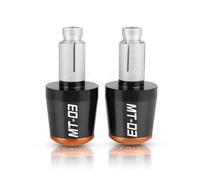 motocicleta Tapas De Enchufe Para Manillar De Motocicleta, Tapa De Extremo De Barra De Mango Deslizante Para MT03 2005-2022 2021 2020 MT-03 2019 2018 2017 2016 extremo del mango(Black-Orange)