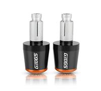 motocicleta Tapas De Extremo De Manillar De Motocicleta De 7/8 "22MM Para BMW G310GS G 310GS G 310 GS G310gs 2017 2018 Cubiertas De Manillar extremo del mango(Black- orange)