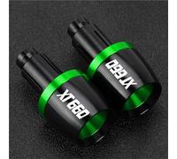 Motocicleta Tapas De Extremo Tapones para Puños De Manillar Motocicleta para Yamaha XT660 XT660X XT660R 2004-2017 XT660Z TENERE 08-16 para Aleación Equilibrada Puños Tapón Ends