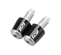 motocicleta Tapones Antivibración Para Manillar De Motocicleta Para Suzuki GSF GSF1200N S Bandit 1997-2000 extremo del mango(Black Silver)