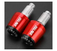 motocicleta Tapones Deslizantes Para Contrapesos De Manillar De Motocicleta Para XRV750 L-Y AFRICATWIN 1990-2003 extremo del mango(Red)