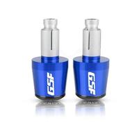 motocicleta Tapones Para Manillar De Motocicleta, Tapas De Manillar, Peso Final Para Suzuki GSF250 GSF600 GSF650 GSF1200 Bandit N/S GSF 250 650 1200 extremo del mango(Blue-Black)