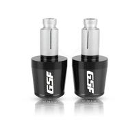 motocicleta Tapones Para Manillar De Motocicleta, Tapas De Manillar, Peso Final Para Suzuki GSF250 GSF600 GSF650 GSF1200 Bandit N/S GSF 250 650 1200 extremo del mango(Black-Black)