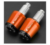 motocicleta Tapones Para Manillar De Para BMW F650CS DAKAR SCARVER ABS 1997-2008 extremo del mango(Orange)