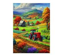 Motocicleta Todo Terreno Puzzles 500 Piezas Estera Portátil Familiar Carrera del país Rompecabezas para Adultos Aliviar Estrés 3D Maquetas Construir DIY Moderno 500 PCS