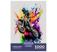 Motocicleta Todo Terreno Rompecabezas 1000 Piezas para Adultos Y Niños Impossible Regalos Habilidad Familiar Idea De Regalo para Ella O É 52x38cm/1000pcs