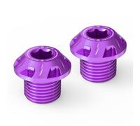 Motocicleta Tornillo Compatible Con Surron Para Light Para Bee Para XS L1E Tornillo De Tuerca De Perno De Eje De Rueda Delantera De Motocross Tornillos De Motocicleta De Motocross Eléctrica(Purple)