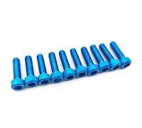 Motocicleta Tornillos 10piezas Tornillo Moto Colorido 6M Tornillos Piezas Moto Tornillo Universal 6MM Decorativo Scooter Accesorio Moto Pernos De Sujeción