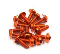 Motocicleta Tornillos 6/8/10/15/20 Piezas M6 X 20mm Hexágono Placas De Licencia Tornillos De Carenado Accesorios De Motocicleta Piezas De Repuesto De Modificación De Motocicletas