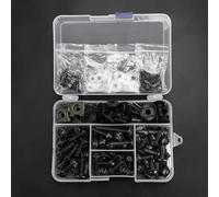 Motocicleta Tornillos Compatible Con Para 650 Para Ninja 650R 1000 Para Z750 Para Z1000 Carenado Para Kit Pernos Tornillos Tuerca Arandelas Hexagonales(Black)