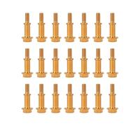 Motocicleta Tornillos Compatible Con Para K100 K75 M8*30mm 21pcs Accesorios De Motocicleta Tornillos De Cubierta De Manivela Titanio Tapa De Válvula Pernos De Sello