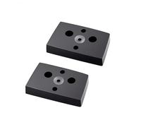 Motocicleta Tour Pack Pak Latch Espaciadores para Harley Davidson Touring Road King Road Glide FLTRX Electra Glide Street Glide FLHX FLHT 1984-2013 (negro)