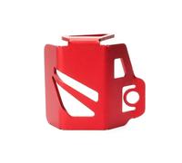 Motocicleta Trasero Protector Tapa Depósito Líquido Frenos Para Triumph Para TIGER 800 XC XR Para Sport 660 Para Trident 660 Tapa tanque combustible gasolina(ROJO)