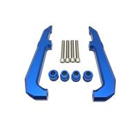 Motocicleta Trasero Reposabrazos Accesorios de Motocicleta Asiento Trasero Mango Pasajero Barra Agarre reposabrazos pasamanos Apto for Uso for Honda Grom MSX125 MSX 125 2021 2022(Blue)