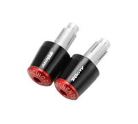 motocicleta Tricity-Tapones Para Manillar De Motocicleta, Tapas Para Manillar De Motocicleta, Accesorios Para Tricity 125, 155, 300, 2020, 2021, 2023 extremo del mango(Black red)